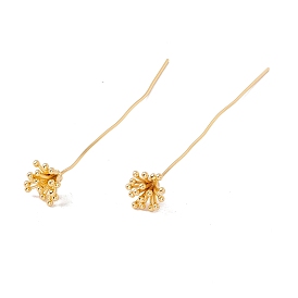 Brass Flower Head Pins