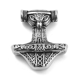 Викинг 304 подвески из нержавеющей стали, лиса мьёльнир Тор молот амулет
