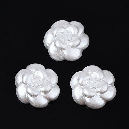 Opaque Resin Cabochons, Flower