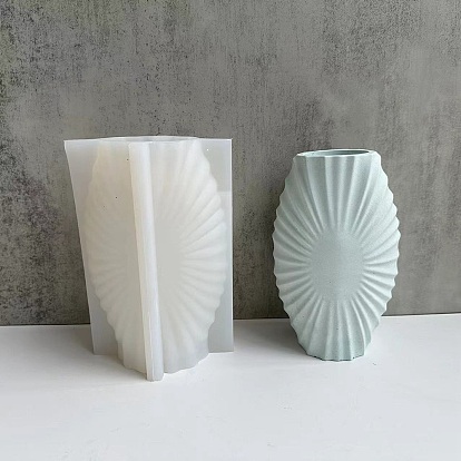 Moules en silicone de qualité alimentaire pour vase, moules de dessous de verre en résine, pour la résine UV, fabrication artisanale de résine époxy