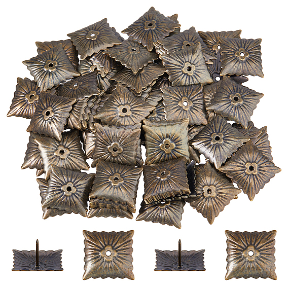 100 пакеты железные гвозди, диван пены ногти, для украшения мебели, античная бронза