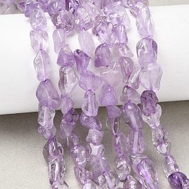 Природный аметист нитей бисера, самородки, упавший камень