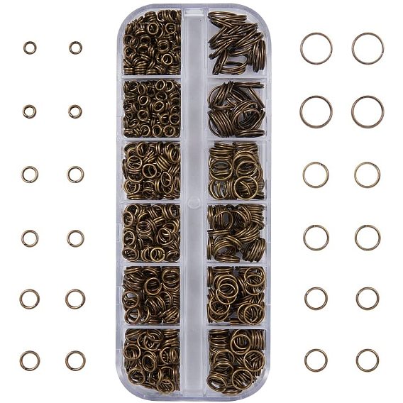 Латунные разрезные кольца и латунное кольцо помощник