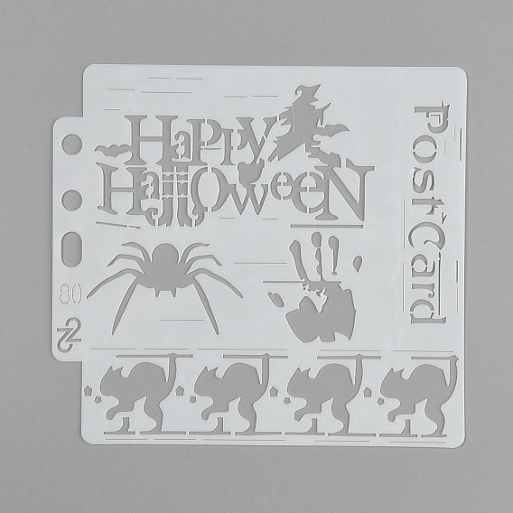 Plastic Reusable Drawing Painting Stencils Templates, for Painting on Scrapbook Fabric Tiles Floor Furniture Wood