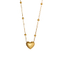 304 подвесные из нержавеющей стали ожерелья, сердце