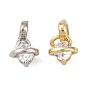Латунные микро проложить кубического циркония подвески, круглые подвески, без кадмия и без свинца, стойки покрытие, долговечный