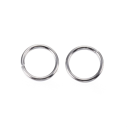 304 Stainless Steel Jump Rings, Open Jump Rings