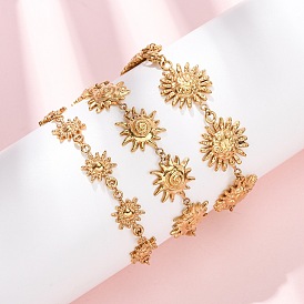 304 браслеты из нержавеющей стали Sun Link для женщин