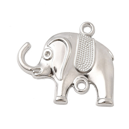 Сеттинги для коннекторов из сплава и страза, слон, без свинца и без кадмия