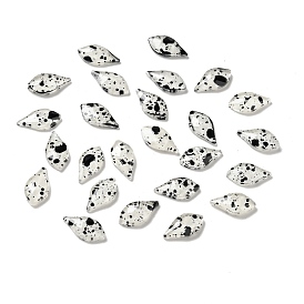 Spot Pattern Resin Cabochons, Nail Art Decoration Accessories, Teardrop