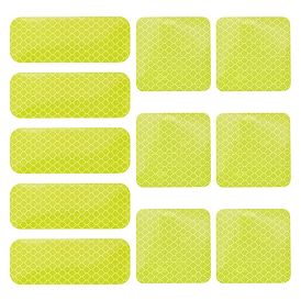 Gorgecraft Waterproof Coated Paper Stickers, Warning Stickers, Rectangle & Square