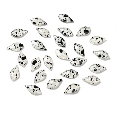 Spot Pattern Resin Cabochons, Nail Art Decoration Accessories, Teardrop