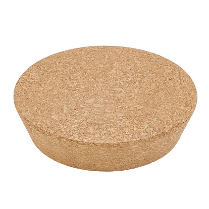 1Pc Cork Bottle Stoppers, Wine Accessories, Flat Round