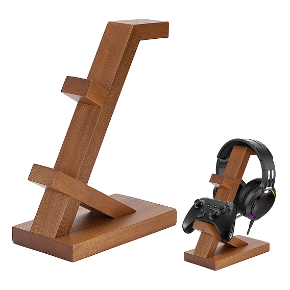 Деревянные подставки для настольных наушников