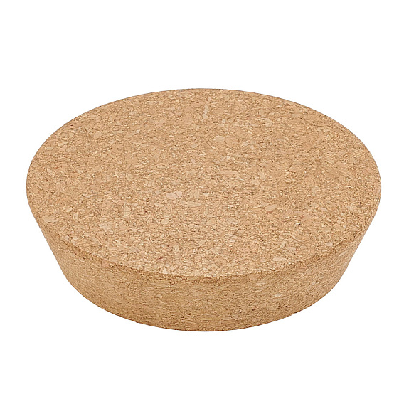 1Pc Cork Bottle Stoppers, Wine Accessories, Flat Round