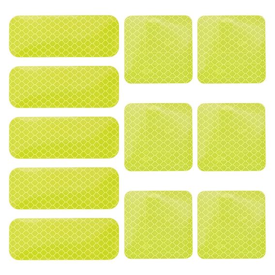 Gorgecraft Waterproof Coated Paper Stickers, Warning Stickers, Rectangle & Square