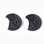 Opaque Resin Decoden Cabochons, Biscuit