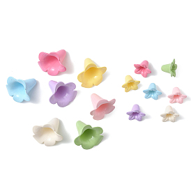 Baking Paint Opaque Acrylic Beads, May Bells
