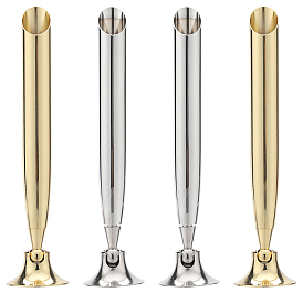 4шт 2цвета вращающийся сплав настольный держатель для ручек, держатель органайзера для ручек, офисные принадлежности