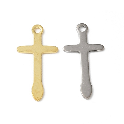 201 подвески из нержавеющей стали, крестик
