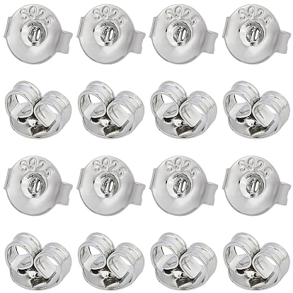 40 пары 925 гайки для ушей из стерлингового серебра