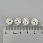 Perlas de diamantes de imitación, Grado A, sin níquel, 12 facetas, rondo, Claro