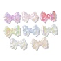 UV Plating Transparent Acrylic Beads, Bowknot