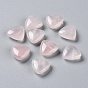 Natural Rose Quartz Cabochons, Triangle