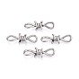 304 Stainless Steel Barbed Wire Links, Knot Connector Charms, Non-Tarnish