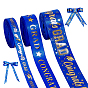 3Rolls 3 Styles Graduation Season Polyester Ribbon, Word, for Gift Packaging
