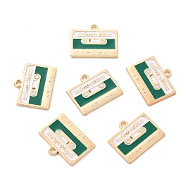 Zinc Alloy Pendants, with Enamel, Tape