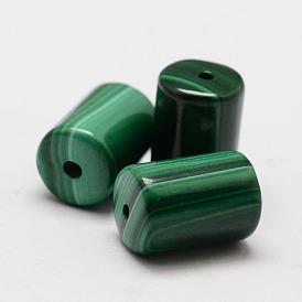 Colonne de perles de malachite naturelle