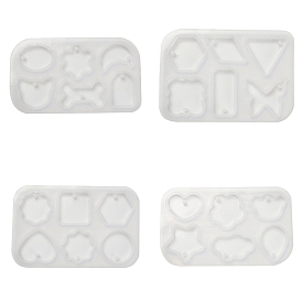 DIY силиконовые формы для кулона, формы для литья смолы, для уф-смолы, изготовление изделий из эпоксидной смолы, разнообразные