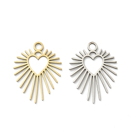 201 подвески из нержавеющей стали, шарма сердца