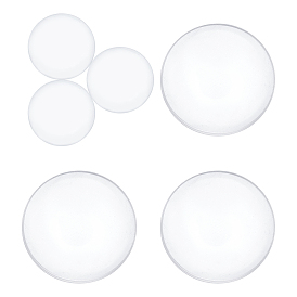 Olycraft 6Pcs 2 Style Door Knob Wall Shield Transparent Round Soft Rubber Wall Protector