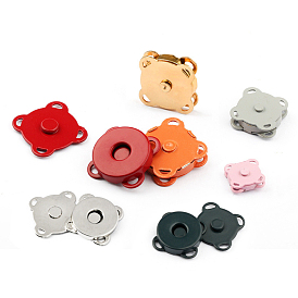 Застежки-кнопки для кошельков из цинкового сплава, магнитные застежки, закрытие для кошелька сумочкой