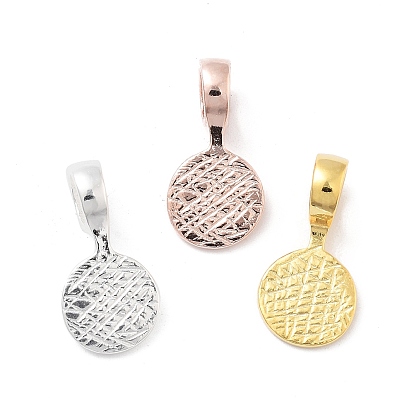 925 bélières plates à coller en argent sterling