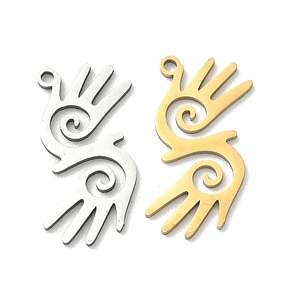 201 подвески из нержавеющей стали, подвески в виде спиральных пальм