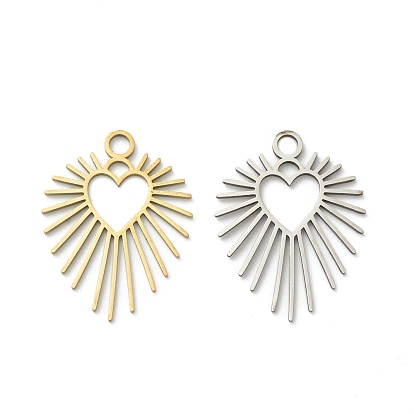 201 подвески из нержавеющей стали, шарма сердца
