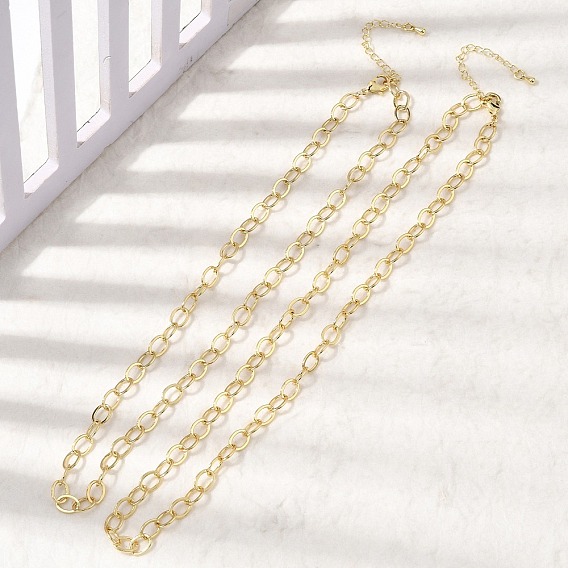 6.5 Латунные цепочки-кабели для женщин, долговечный, стойки покрытие, без свинца и без кадмия