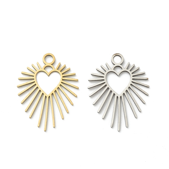 201 подвески из нержавеющей стали, шарма сердца