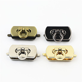 Alloy Latches, Purse Locks, DIY Bag Making Accessories, Rectangle