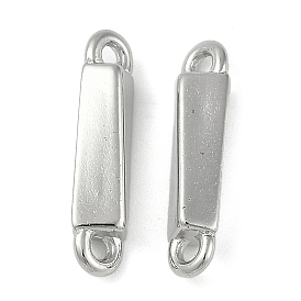 CCB Plastic Connector Charms, Twist Cuboid