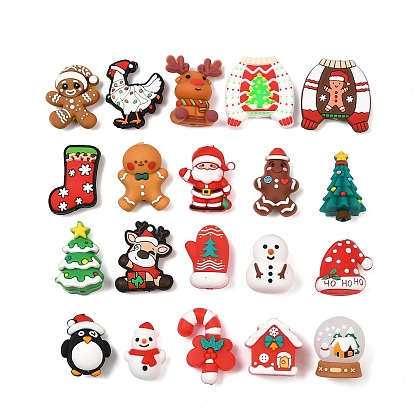 Силиконовые бусины, фокусные бусы, Новогодняя тема