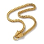 Ion Plating(IP) 304 Stainless Steel Snake Chain Necklaces, with Dragon Heads Clasps