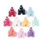 UV Plating Opaque Acrylic Beads, Iridescent, Castle