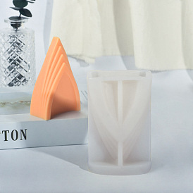 DIY Tunnel Door Silicone Candle Molds, for Scented Candle Making, Triangle