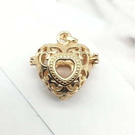 Подвески латуни медальон, сердце прелести