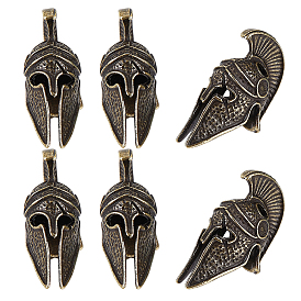 6Pcs Brass Beads, for EDC Knife String Pendant Parachute String Tool, Armour