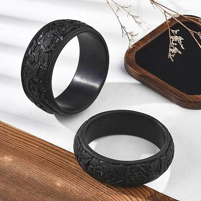 Браслеты из киновари в китайском стиле, резные лакированные браслеты для женщин